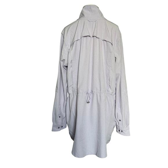 Duluth Trading Co Shirt Womens L Sol Survivor Sun Protection 1/4 Snap Tunic - Picture 4 of 8